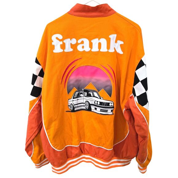 HeadGear Classics Nostalgia Co. Sz  2XL Channel Orange Racing Moto Jacket - Picture 7 of 10